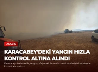 Karacabey’deki Yangın Hızla Kontrol Altına Alındı