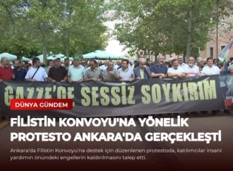 Filistin Konvoyu’na Yönelik Protesto Ankara’da Gerçekleşti