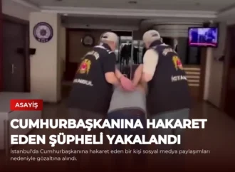 Cumhurbaşkanına Hakaret Eden Şüpheli Yakalandı