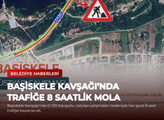 Başiskele Kavşağı’nda trafiğe 8 saatlik mola