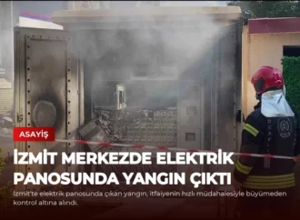İzmit Merkezde Elektrik Panosunda Yangın Çıktı