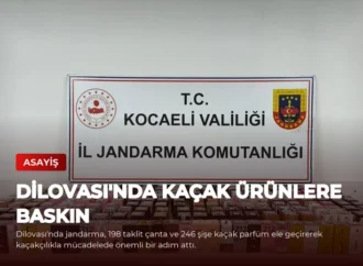 Dilovası’nda Kaçak Ürünlere Baskın