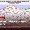Kuvvetli Rüzgar Uyarısı Yapıldı