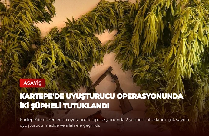 Kartepe’de Uyuşturucu Operasyonunda İki Şüpheli Tutuklandı