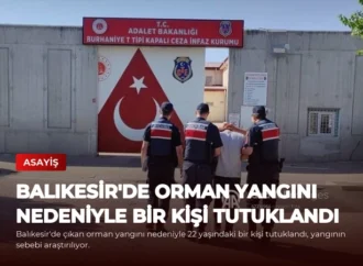 Balıkesir’de Orman Yangını Nedeniyle Bir Kişi Tutuklandı