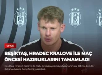 Beşiktaş, Hradec Kralove ile Maç Öncesi Hazırlıklarını Tamamladı