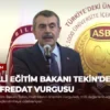 Milli Eğitim Bakanı Tekin’den Müfredat Vurgusu