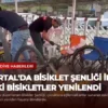 Kartal’da Bisiklet Şenliği ile Eski Bisikletler Yenilendi