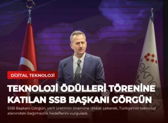 Teknoloji Ödülleri Törenine Katılan SSB Başkanı Görgün
